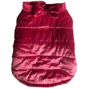 NWOT Youly soft velour dog jacket vest M